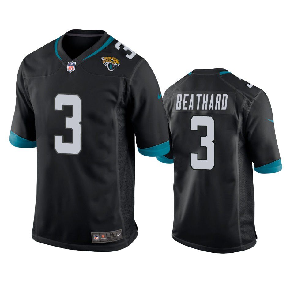 Men Jacksonville Jaguars #3 C.J. Beathard Nike Black Game NFL Jersey